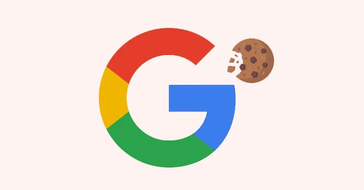 Logo Google com cookies, cores vibrantes.